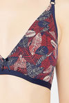 Clovia Double Layered Non Wired Medium Coverage T-Shirt Bra - Blue — thumbnail 5