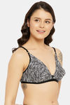 Clovia Single Layered Non Wired Medium Coverage T-Shirt Bra - Grey — thumbnail 2