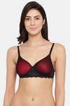 Clovia Padded Non Wired Full Coverage T-Shirt Bra - Black — thumbnail 1