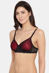 Clovia Padded Non Wired Full Coverage T-Shirt Bra - Black — thumbnail 3