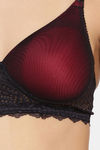 Clovia Padded Non Wired Full Coverage T-Shirt Bra - Black — thumbnail 5