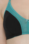 Clovia Single Layered Non Wired Full Coverage T-Shirt Bra - Black — thumbnail 5