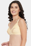 Clovia Double Layered Non Wired Full Coverage T-Shirt Bra - Nude — thumbnail 3