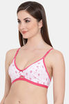 Clovia Single Layered Non Wired Medium Coverage T-Shirt Bra - Pink — thumbnail 3