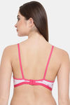 Clovia Single Layered Non Wired Medium Coverage T-Shirt Bra - Pink — thumbnail 4