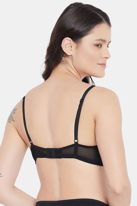 Clovia Padded Non Wired Full Coverage T-Shirt Bra - Black — image 4