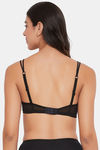 Clovia Padded Non Wired Full Coverage T-Shirt Bra - Blue — thumbnail 4