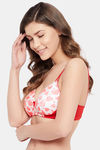 Clovia Padded Non Wired Full Coverage T-Shirt Bra - White — thumbnail 3