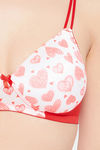 Clovia Padded Non Wired Full Coverage T-Shirt Bra - White — thumbnail 5