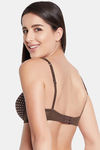Clovia Padded Non Wired Full Coverage T-Shirt Bra - Brown — thumbnail 4