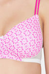 Clovia Padded Non Wired Full Coverage T-Shirt Bra - Pink — thumbnail 5