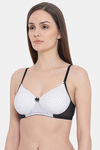 Clovia Padded Non Wired Full Coverage T-Shirt Bra - White — thumbnail 3
