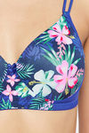 Clovia Padded Non Wired Full Coverage T-Shirt Bra - Navy Blue — thumbnail 5