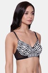 Clovia Padded Non Wired Full Coverage T-Shirt Bra - White — thumbnail 2