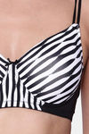 Clovia Padded Non Wired Full Coverage T-Shirt Bra - White — thumbnail 5