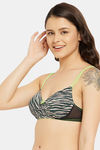 Clovia Padded Non Wired Full Coverage T-Shirt Bra - Black — thumbnail 3