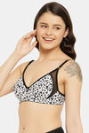 Clovia Double Layered Non Wired Full Coverage T-Shirt Bra - White — thumbnail 3