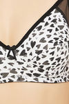 Clovia Double Layered Non Wired Full Coverage T-Shirt Bra - White — thumbnail 5