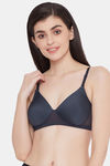 Clovia Padded Non Wired Full Coverage T-Shirt Bra - Grey — thumbnail 1