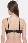 Clovia Single Layered Non Wired Full Coverage T-Shirt Bra - Black — thumbnail 4
