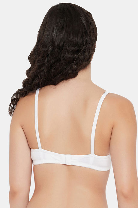 Clovia Double Layered Non Wired Full Coverage T-Shirt Bra - White — image 4