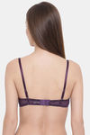 Clovia Padded Non Wired Medium Coverage T-Shirt Bra - Purple — thumbnail 4