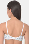 Clovia Padded Non Wired Full Coverage T-Shirt Bra - White — thumbnail 4