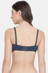 Clovia Push Up Wired Medium Coverage T-Shirt Bra - Blue — thumbnail 4