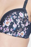 Clovia Push Up Wired Medium Coverage T-Shirt Bra - Blue — thumbnail 5