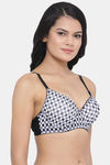 Clovia Padded Wired Full Coverage T-Shirt Bra - Multicolor — thumbnail 2