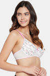 Clovia Push Up Non Wired Medium Coverage T-Shirt Bra - White — thumbnail 2