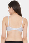 Clovia Double Layered Non Wired Full Coverage T-Shirt Bra - Grey — thumbnail 4