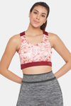 Clovia Padded Non Wired Full Coverage T-Shirt Bra - Maroon — thumbnail 1