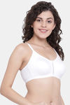 Clovia Single Layered Non Wired Full Coverage T-Shirt Bra - White — thumbnail 2