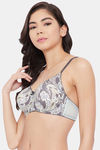 Clovia Padded Wired Full Coverage T-Shirt Bra - Grey — thumbnail 3