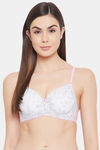 Clovia Padded Wired Full Coverage T-Shirt Bra - White — thumbnail 1