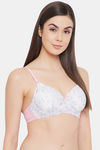 Clovia Padded Wired Full Coverage T-Shirt Bra - White — thumbnail 2