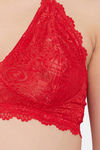 Clovia Double Layered Non Wired Full Coverage Bralette - Red — thumbnail 5