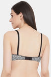 Clovia Padded Non Wired Full Coverage T-Shirt Bra - Black — thumbnail 4