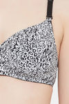 Clovia Padded Non Wired Full Coverage T-Shirt Bra - Black — thumbnail 5
