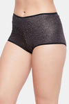 Clovia Low Rise Full Coverage Boyshort - Grey — thumbnail 3