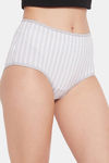 Clovia Three-Fourth Coverage High Rise Hipster Panty - Grey — thumbnail 2