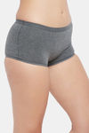 Clovia Low Rise Full Coverage Boyshort - Grey — thumbnail 2