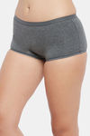 Clovia Low Rise Full Coverage Boyshort - Grey — thumbnail 3