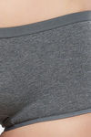 Clovia Low Rise Full Coverage Boyshort - Grey — thumbnail 5