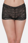 Clovia Low Rise Full Coverage Boyshort - Black — thumbnail 1