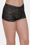 Clovia Low Rise Full Coverage Boyshort - Black — thumbnail 2