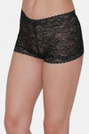 Clovia Low Rise Full Coverage Boyshort - Black — thumbnail 3
