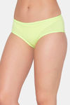 Clovia Medium Rise Cotton Hipster Panty - Green — thumbnail 3