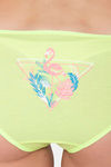 Clovia Medium Rise Cotton Hipster Panty - Green — thumbnail 5